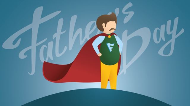 Celebrating superdads on Father's Day hero dad